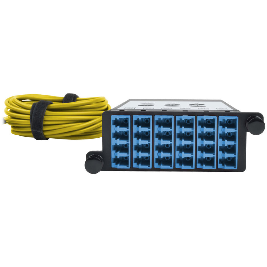 Tripp Lite 9/125 40GB -10GB Fiber Breakout Cassette MTP/MPO to 12 LC Dup