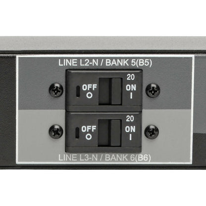 Tripp Lite 3-Phase PDU Switched 28.8kW 220/230/240V 12 C13; 12 C19 Hardwire