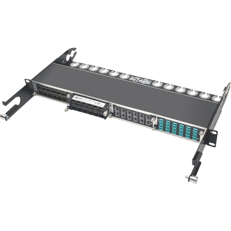 Tripp Lite High Density Cat6A Pass-Through Cassette 12 RJ45