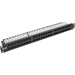Tripp Lite 48-Port 1U Cat 5 Cat 5e Patch Panel Rackmount 110 RJ45 Ethernet