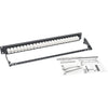 Tripp Lite 24-Port Cat6a Patch Panel Feedthrough Rackmount RJ45 Ethernet 1U