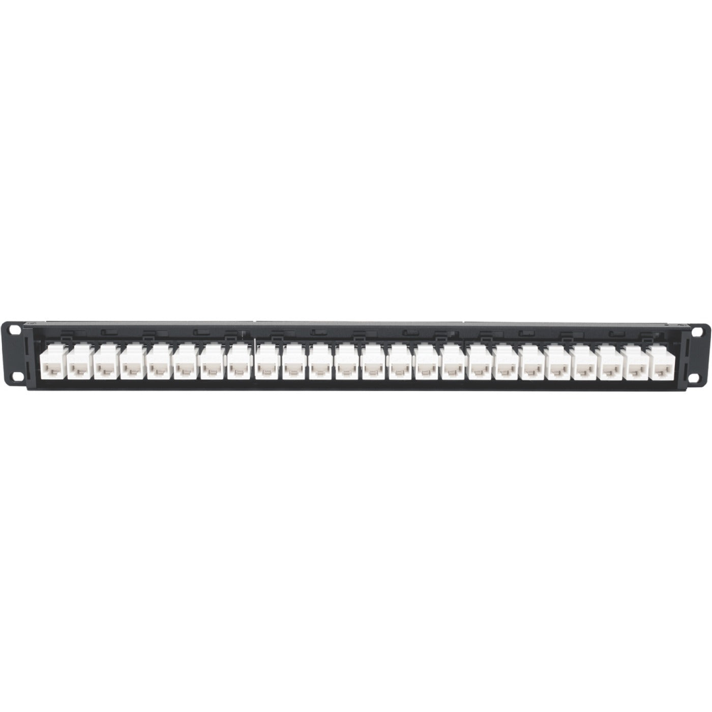 Tripp Lite 24-Port Cat6a Patch Panel Feedthrough Rackmount RJ45 Ethernet 1U