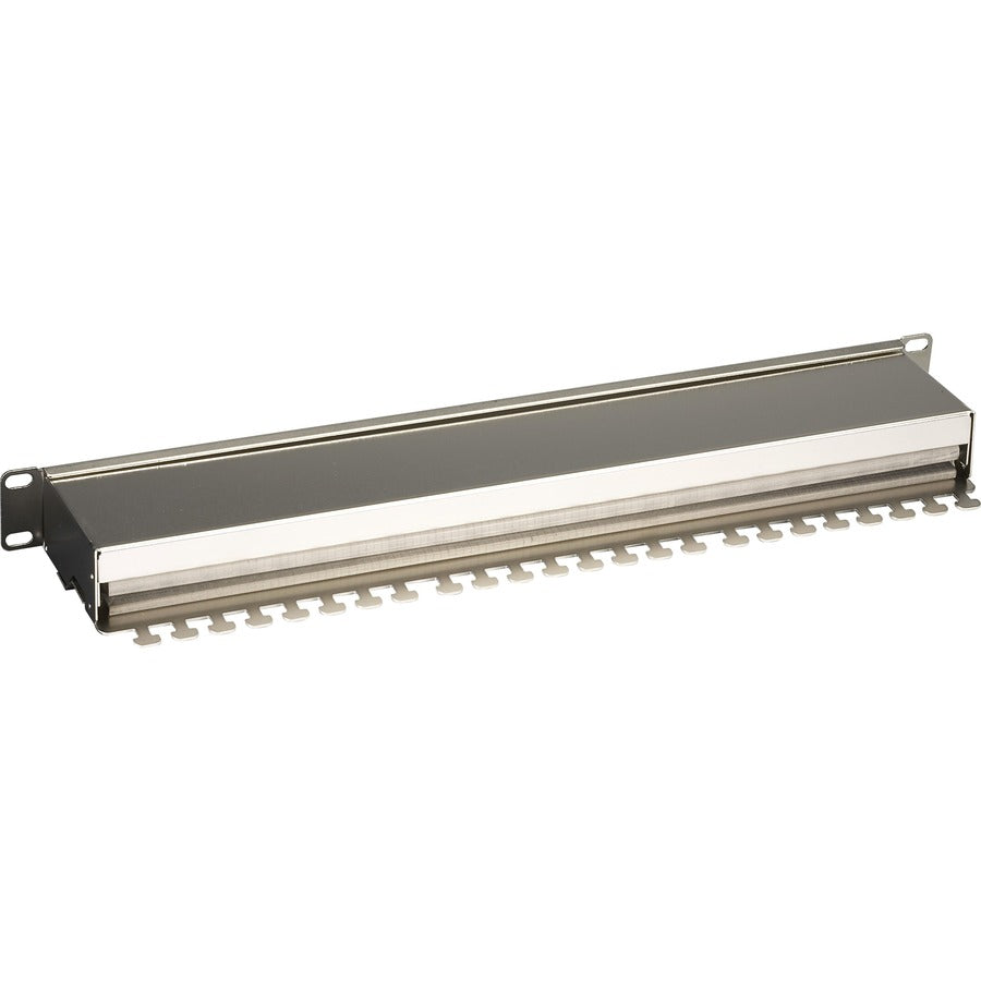 Black Box CAT6 Shielded Patch Panel - 1U, 24-Port