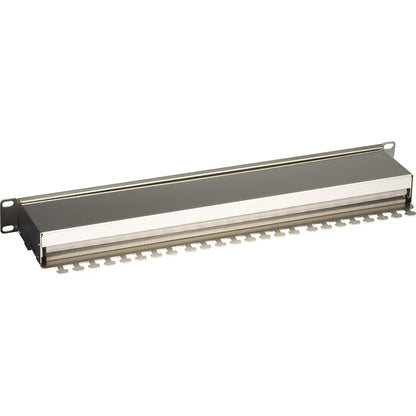 Black Box CAT6 Shielded Patch Panel - 1U, 24-Port