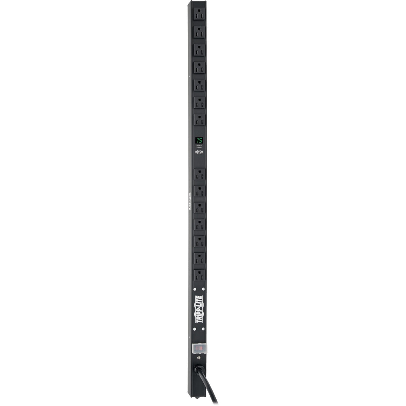 Tripp Lite PDU Metered 120V 15A 5-15R 14 Outlet 5-15P 36 Inch Height 0URM
