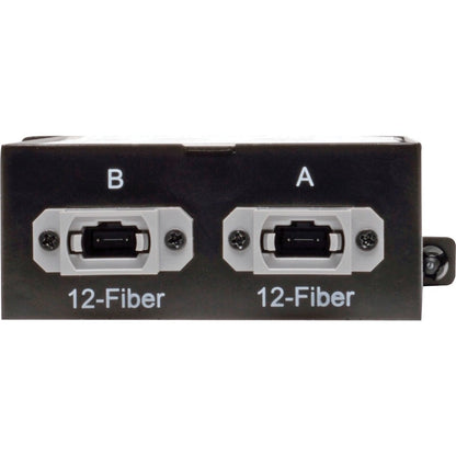 Tripp Lite 12-Fiber Patch Panel 2 MTP/MPO to 12 LC 10Gb Breakout Cassette