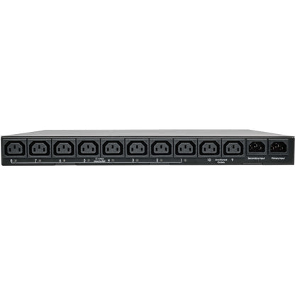 Tripp Lite PDU Switched ATS 2/2.4KW 200/240V 10 C13 2 C14 3.6M Cords 1URM