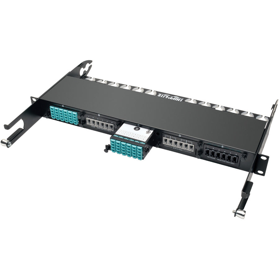 Tripp Lite 24-Fiber Patch Panel MTP/MPO to x12 LC 10Gb Breakout Cassette