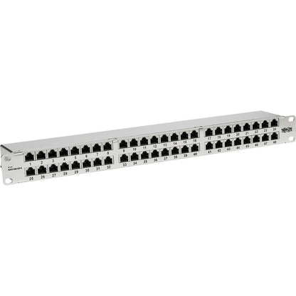 Tripp Lite Cat5e / Cat6 Patch Panel 48-Port Shielded Krone IDC 568B RJ45 1U