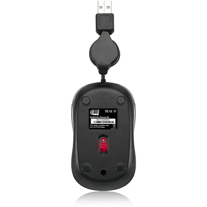 Adesso iMouse S8B - USB Illuminated Retractable Mini Mouse