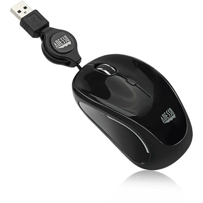 Adesso iMouse S8B - USB Illuminated Retractable Mini Mouse