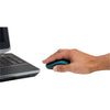 Manhattan Success Wireless Mouse, Black/Blue, 1000dpi, 2.4Ghz (up to 10m), USB, Optical, Three Button with Scroll Wheel, USB micro receiver, AA battery (included), Low friction base, Three Year Warranty, Blister