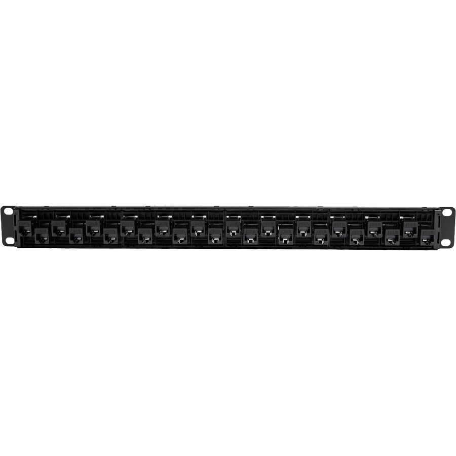 Tripp Lite 24-Port Cat5e/6 Feed-Through Patch Panel RJ45 1URM TAA