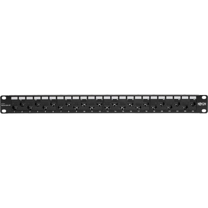 Tripp Lite 24-Port Cat5e/6 Feed-Through Patch Panel RJ45 1URM TAA