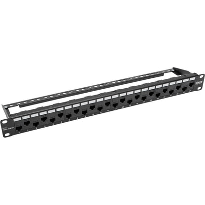 Tripp Lite 24-Port Cat5e/6 Feed-Through Patch Panel RJ45 1URM TAA