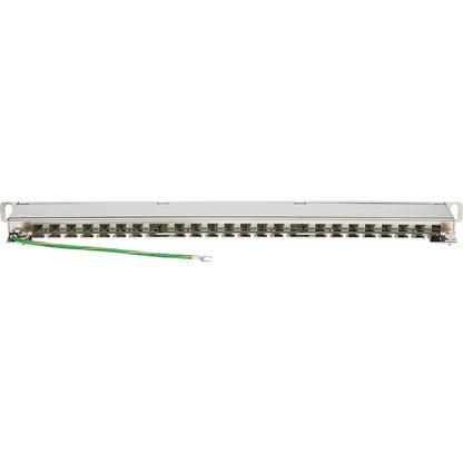 Tripp Lite Cat5e / Cat6 Patch Panel 24-Port Shielded Krone IDC 568A/B, 0.5U
