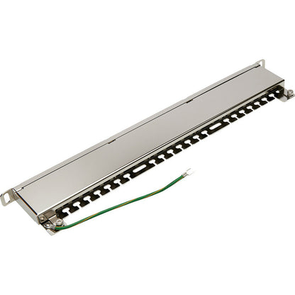 Tripp Lite Cat5e / Cat6 Patch Panel 24-Port Shielded Krone IDC 568A/B, 0.5U