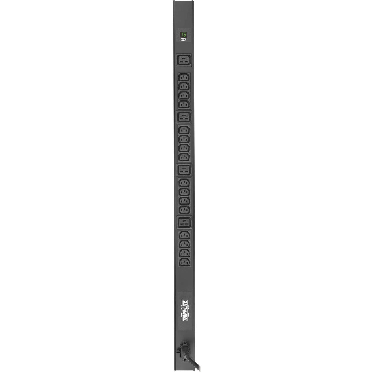 Tripp Lite PDU Metered 16 C13 4 C19 3.2/3.8kW 208/240V C20/L6-20P 10ft Cord