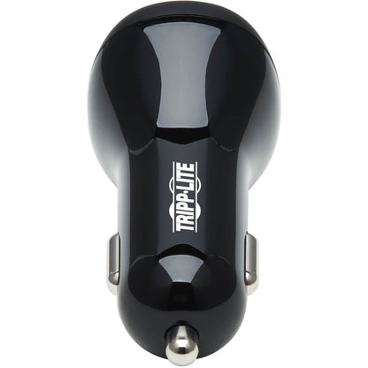 Tripp Lite USB Car Charger 3-Port 36W Max Charging USB C, 2 USB-A Black