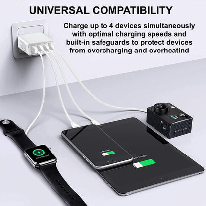 4XEM UC04 4-Port Charger Adapter