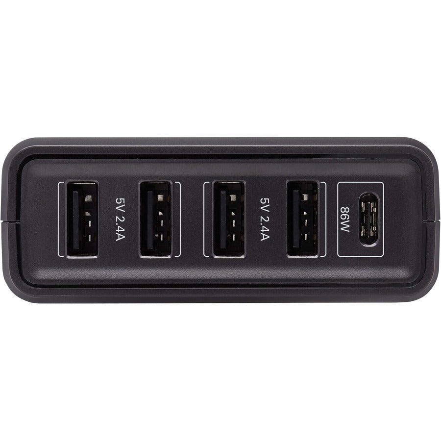 Tripp Lite USB Charging Station 5-Port 4 USB-A, 1 USB C, Auto Sensing 110W