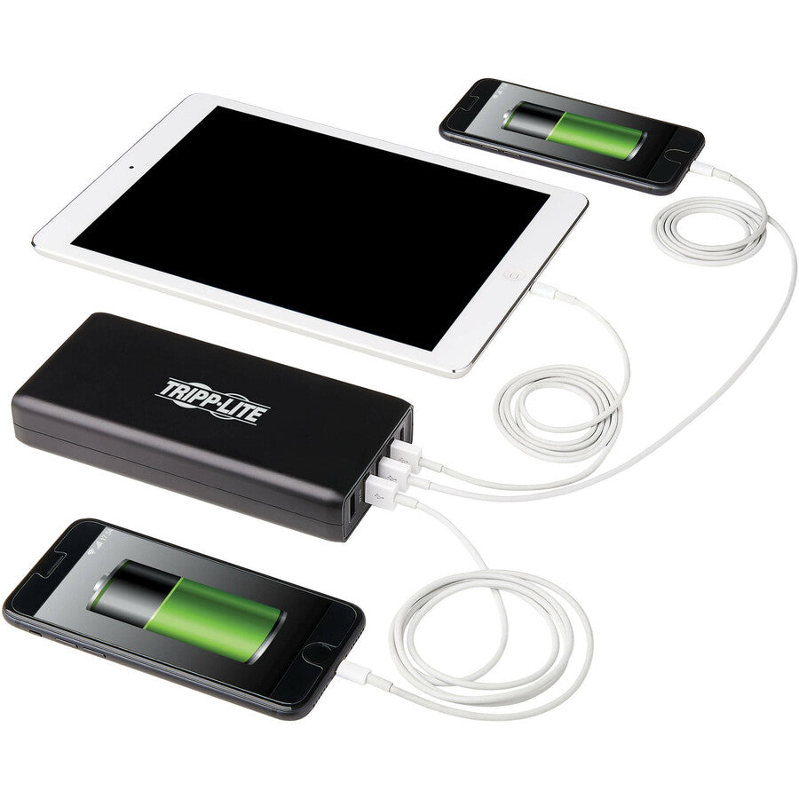 Tripp Lite USB Charging Station 5-Port 4 USB-A, 1 USB C, Auto Sensing 110W