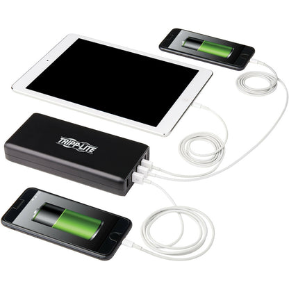 Tripp Lite USB Charging Station 5-Port 4 USB-A, 1 USB C, Auto Sensing 110W