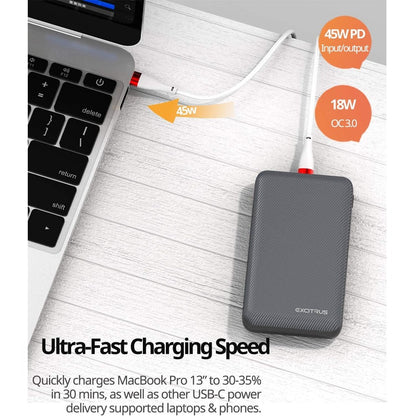 EXCITRUS 45W Power Bank Air - Fast Charging Laptop Power Bank