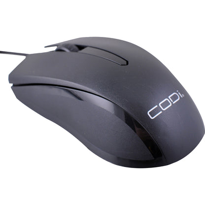 Codi Wired USB Optical Mouse