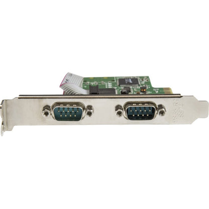 StarTech.com PCI Express Serial Card - 2 port - Dual Channel 16C1050 UART - Serial Port PCIe Card - Serial Expansion Card