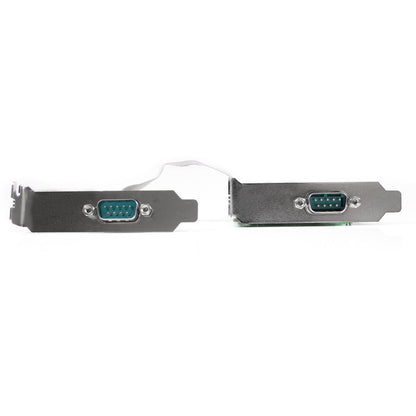 StarTech.com 2 Port Low Profile PCI Express Serial Card - 16550