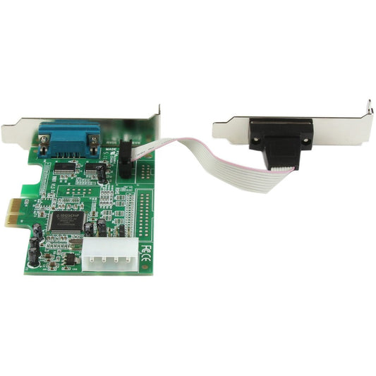 StarTech.com 2 Port Low Profile PCI Express Serial Card - 16550