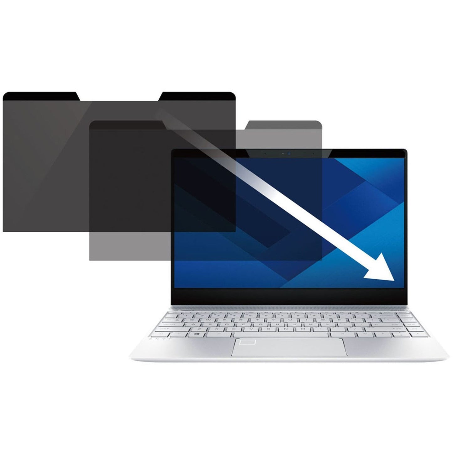 StarTech.com Laptop Privacy Screen for 15" Notebook - Removable Magnetic Laptop Security Filter - Blue Light Reducing - Matte/Glossy