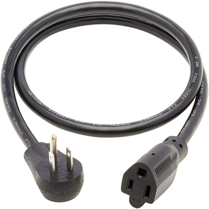 Tripp Lite Power Extension Cord Right-Angle 5-15P to 5-15R 16AWG 13A 3ft