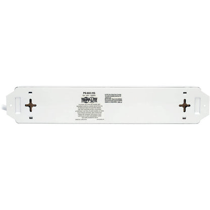 Tripp Lite Safe-IT Power Strip Hospital Medical Antimicrobial 120V 5-15R-HG 6 Outlet 15' Cord Metal