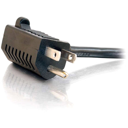 C2G 6ft 16 AWG Universal Power Cord with Extra Outlet