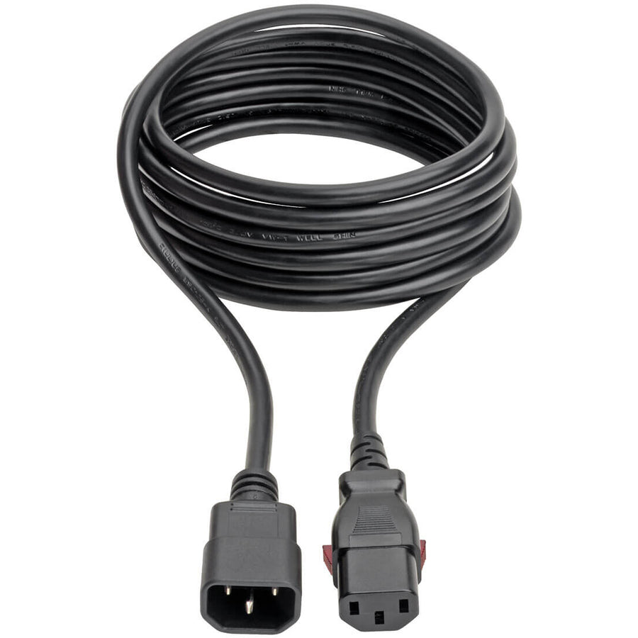 Tripp Lite Power Extension Cord Cable C14 to Locking C13 M/F 18AWG 10A 10ft