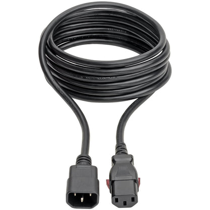 Tripp Lite Power Extension Cord Cable C14 to Locking C13 M/F 18AWG 10A 10ft