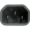 Tripp Lite IEC C14 to IEC C5 Power Cord Adapter - 10A, 250V, Black