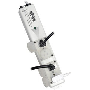 Tripp Lite Safe-IT Power Strip Medical Hospital Grade Antimicrobial UL 60601-1 4 Outlet 6' Cord