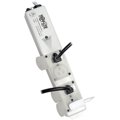 Tripp Lite Safe-IT Power Strip Medical Hospital Grade Antimicrobial UL 60601-1 4 Outlet 6' Cord