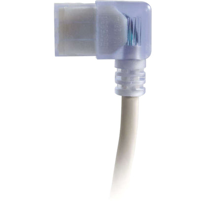 C2G 6ft 18 AWG Hospital Grade Power Cord (NEMA 5-15P to IEC320C13R) - Gray with Clear Connectors