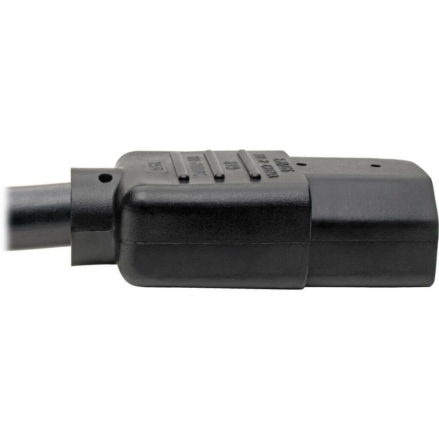 Tripp Lite 12ft Computer Power Cord Cable 5-15P to C13 Heavy Duty 15A 14AWG 12'