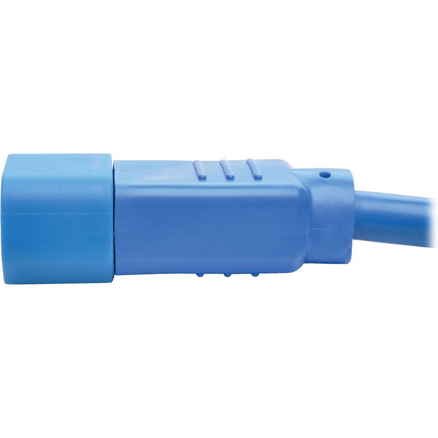 Tripp Lite 6ft Computer Power Extension Cord 10A 18 AWG C14 to C13 Blue 6'