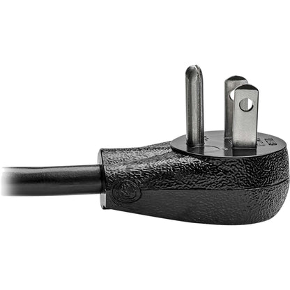 Tripp Lite Computer Power Cord Right-Angle 5-15P to C13 10A 125V 18AWG 10ft
