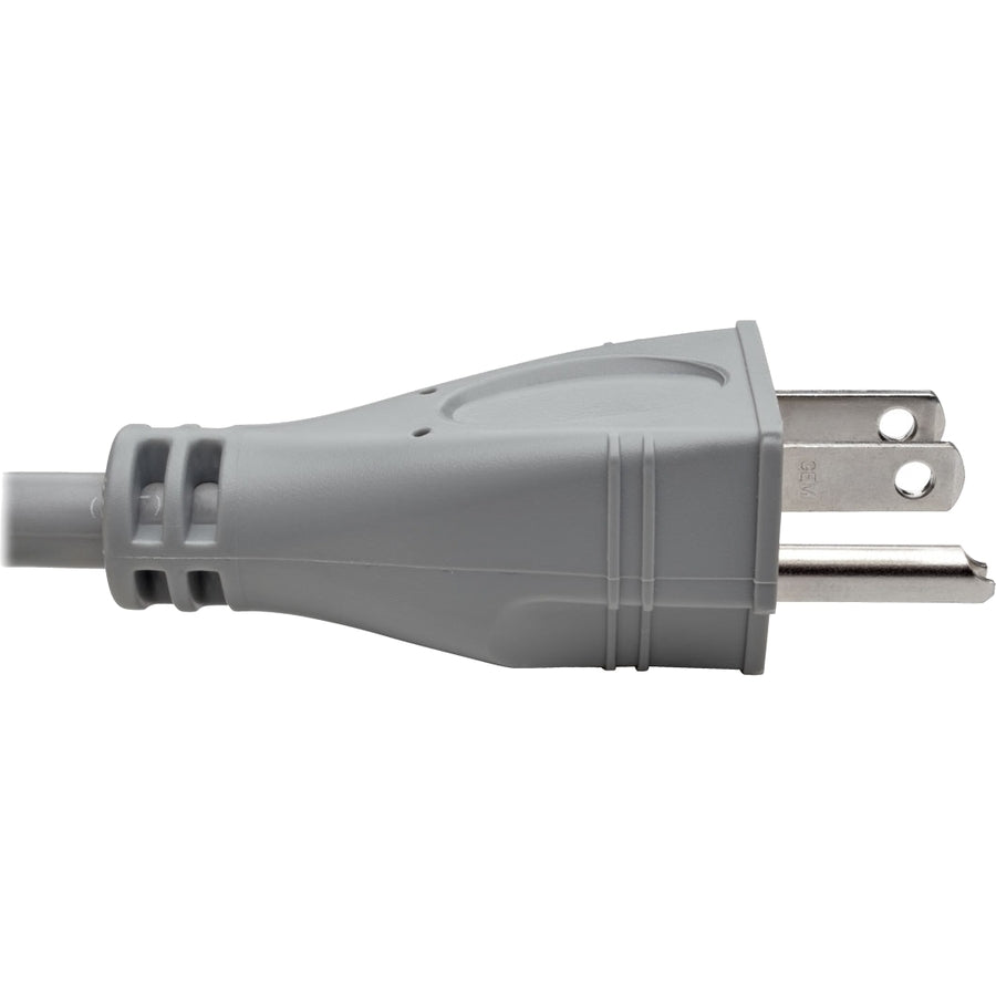 Tripp Lite 2ft Hospital Medical Power Extension Cord 5-15P 5-15R 13A Gray