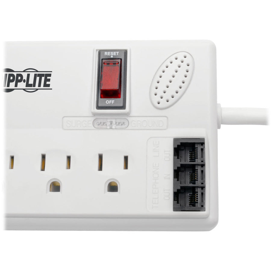 Tripp Lite Surge Protector Power Strip 120V 5-15R 8 Outlet RJ11 8' Cord 2160 J TAA GSA