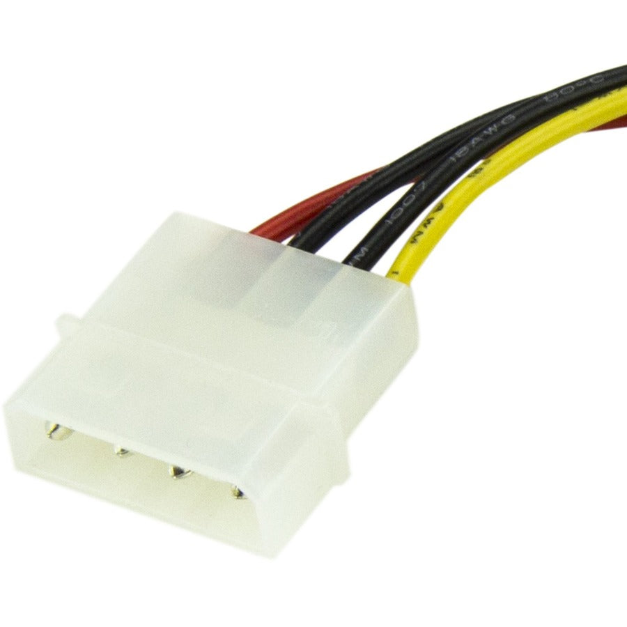 StarTech.com 6in 4 Pin LP4 to SATA Power Cable Adapter
