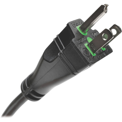 Tripp Lite 8ft Computer Power Cord Coiled Hospital Medical Cable 5-15P to C13 10A 18AWG 8'