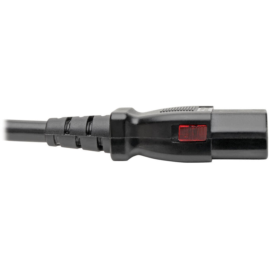 Tripp Lite Power Extension Cord 5-15P to Locking C13 M/F 18 AWG 10A 1ft
